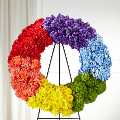 Circle of Love Wreath – HALL'S GIFT AND TREASURES FLORAL DESIGN, Vicksburg MS