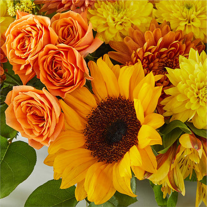 Autumn Harmony Centerpiece – HALL'S GIFT AND TREASURES FLORAL DESIGN, Vicksburg MS