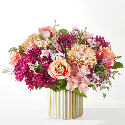 Berry Cobbler Bouquet with Ivory Vase – HALL'S GIFT AND TREASURES FLORAL DESIGN, Vicksburg MS