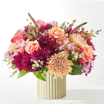 Berry Cobbler Bouquet with Ivory Vase – HALL'S GIFT AND TREASURES FLORAL DESIGN, Vicksburg MS