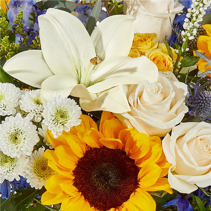 Wonderfully Sunny Bouquet – HALL'S GIFT AND TREASURES FLORAL DESIGN, Vicksburg MS