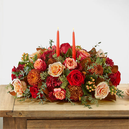 Gather Near Centerpiece – HALL'S GIFT AND TREASURES FLORAL DESIGN, Vicksburg MS