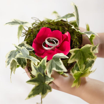 Lila Rose Ring Nest – HALL'S GIFT AND TREASURES FLORAL DESIGN, Vicksburg MS
