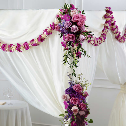 Color & Light Chuppah Decor – HALL'S GIFT AND TREASURES FLORAL DESIGN, Vicksburg MS