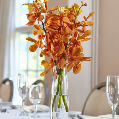 Orange Mokara Bud Vase – HALL'S GIFT AND TREASURES FLORAL DESIGN, Vicksburg MS